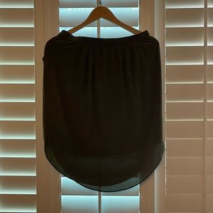 Militar Green pencil skirt